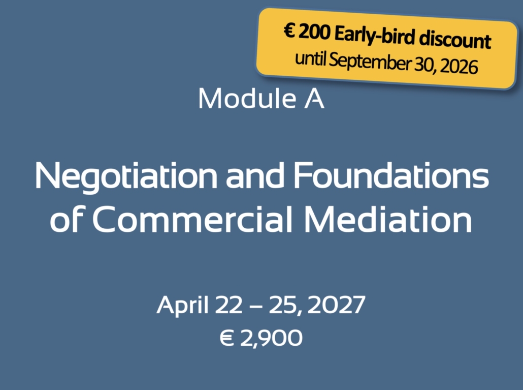 Mediation Training Module A Mediation Training Module A