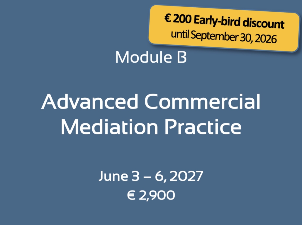 Mediation Training Module B Mediation Training Module B